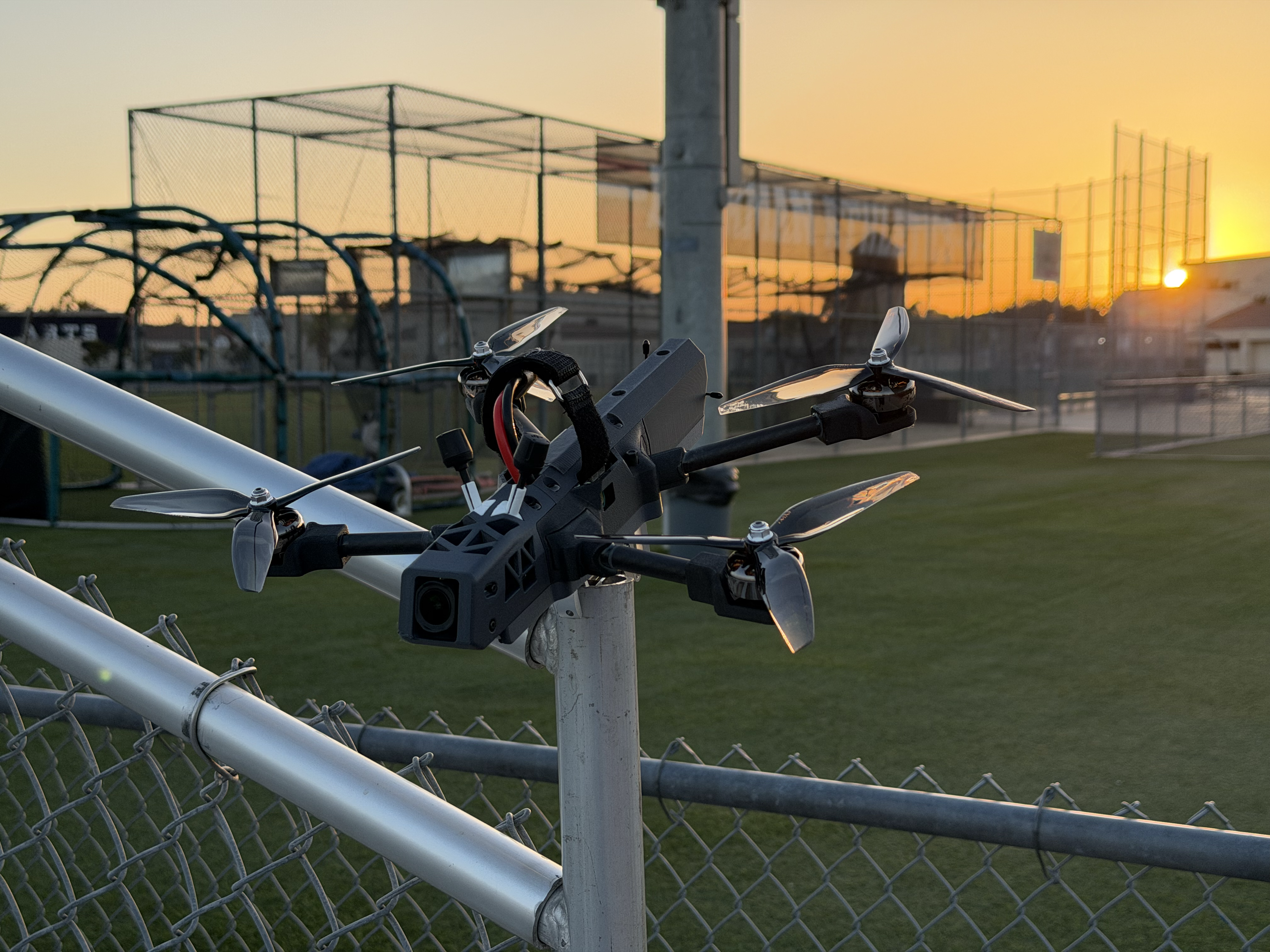 Completed Tejo GEN 1 outdoors at sunset