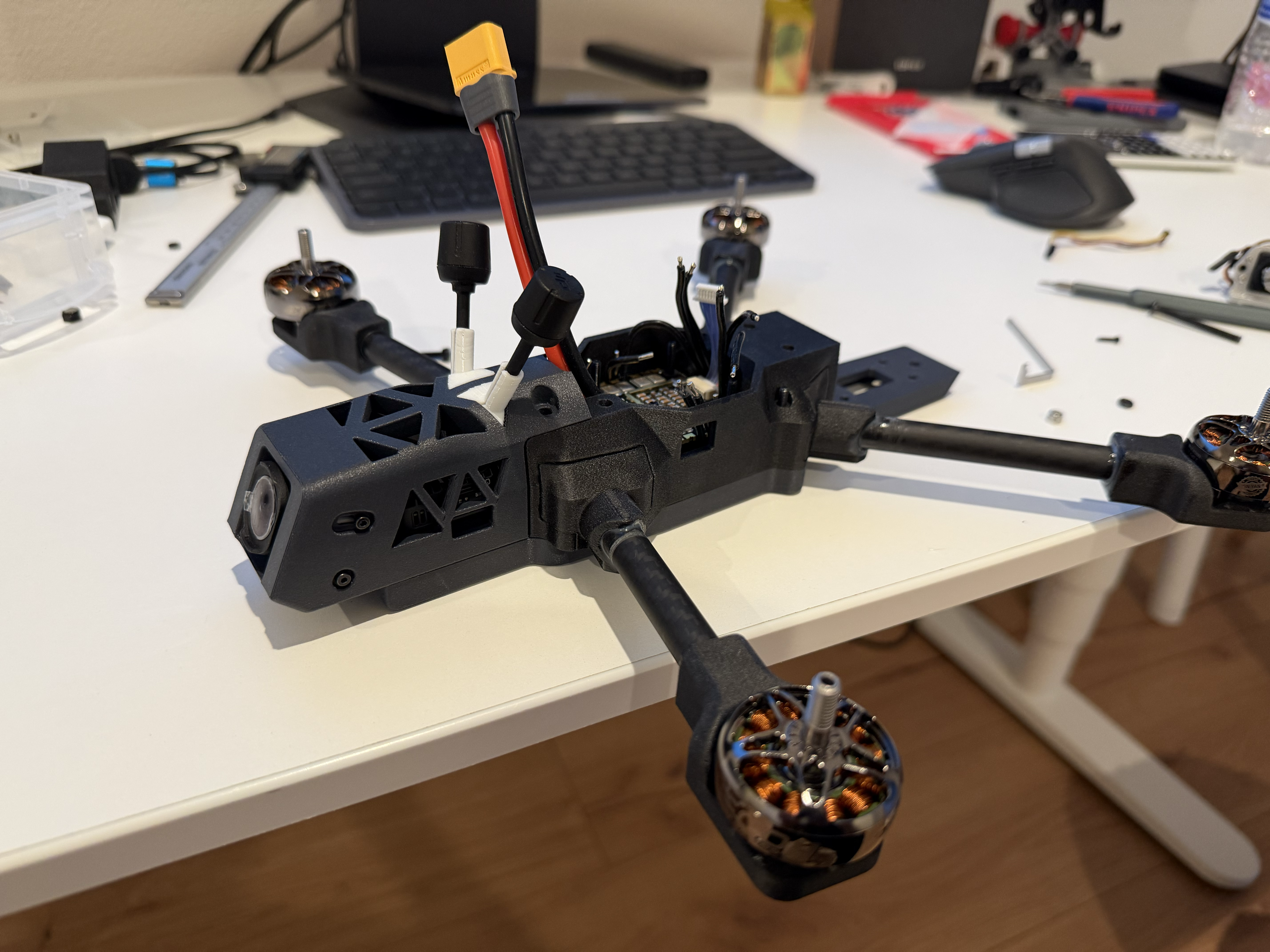 Tejo GEN 1 internal build — the flight stack that runs Betaflight