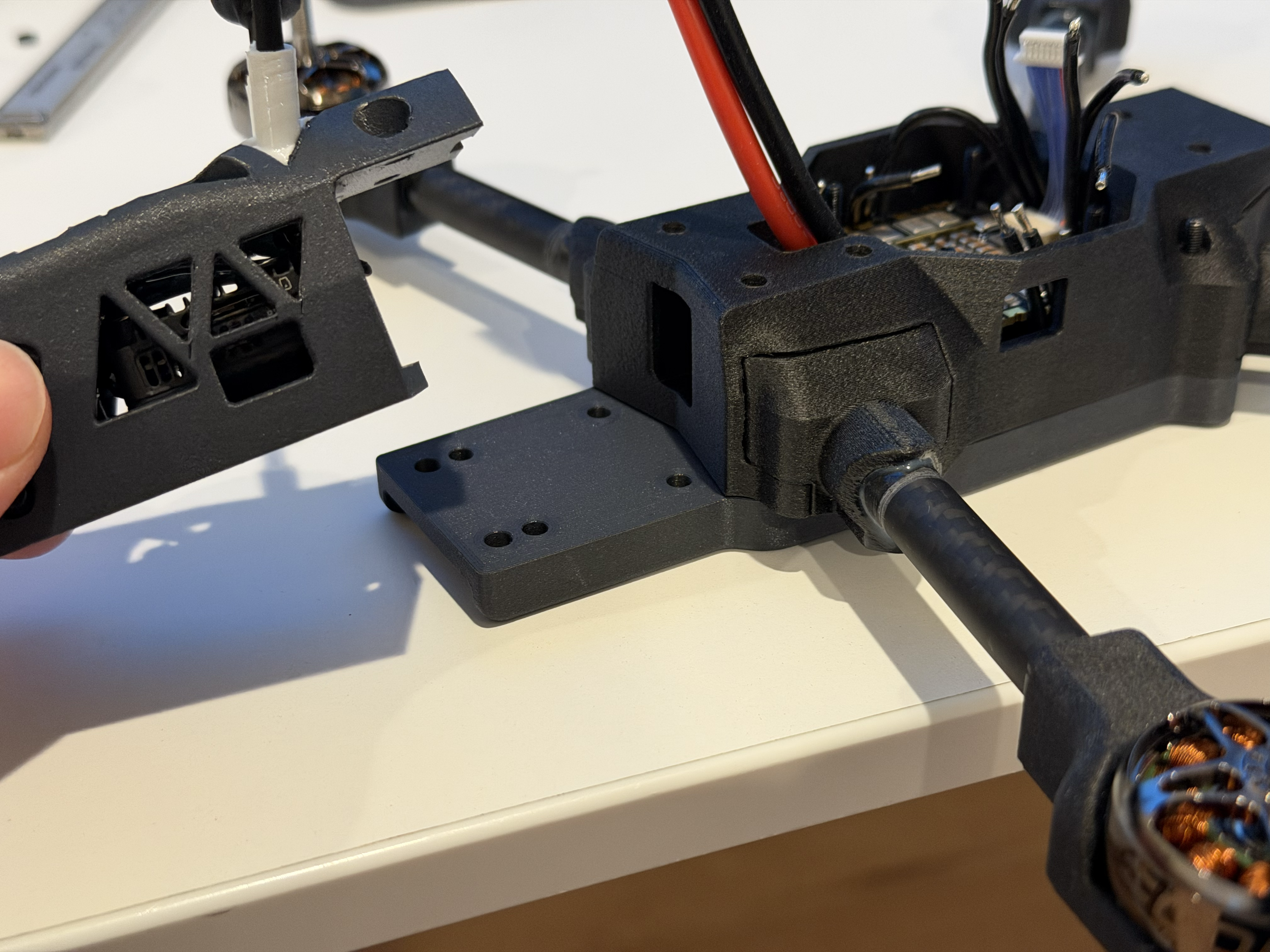 Camera / nosecone module — alternate view